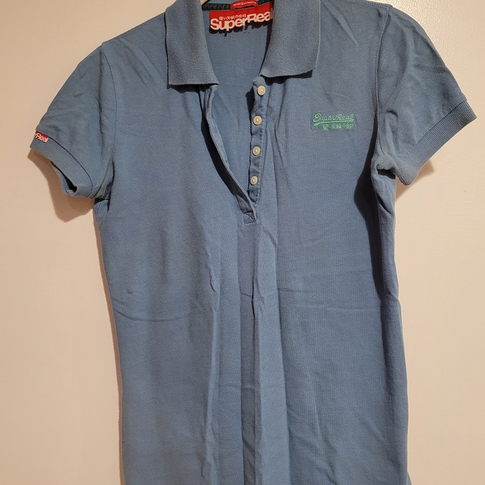For Sale or as #FREEBIE - SUPERDRY Slub Cotton Top. Size XS/2P